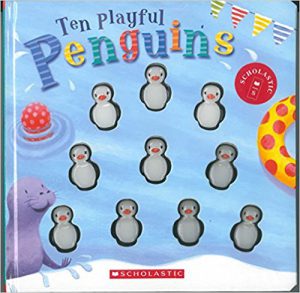 Ten playful penguins by Emily Ford
