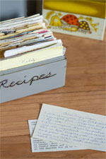 Recipe cards image