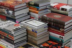 piles of books