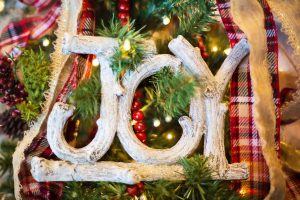 joy christmas ornament