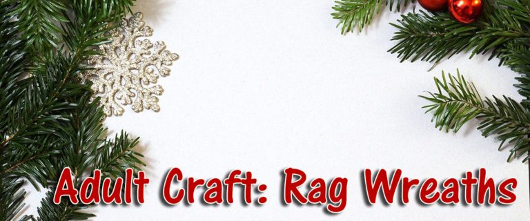 rag wreath adult craft