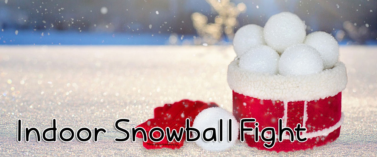 Indoor Snowball Fight – Liberal Memorial Library