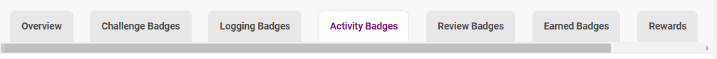 Beanstack activity badges