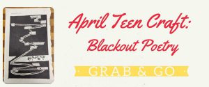 April Teen Grab & Go Craft