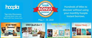 hoopla Bonus Borrows May 1-31, 2021