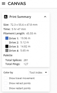 canvas slicing info screenshot