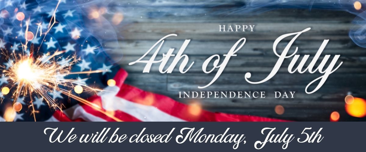 closed Monday, July 5th