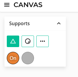 canvas custom supports