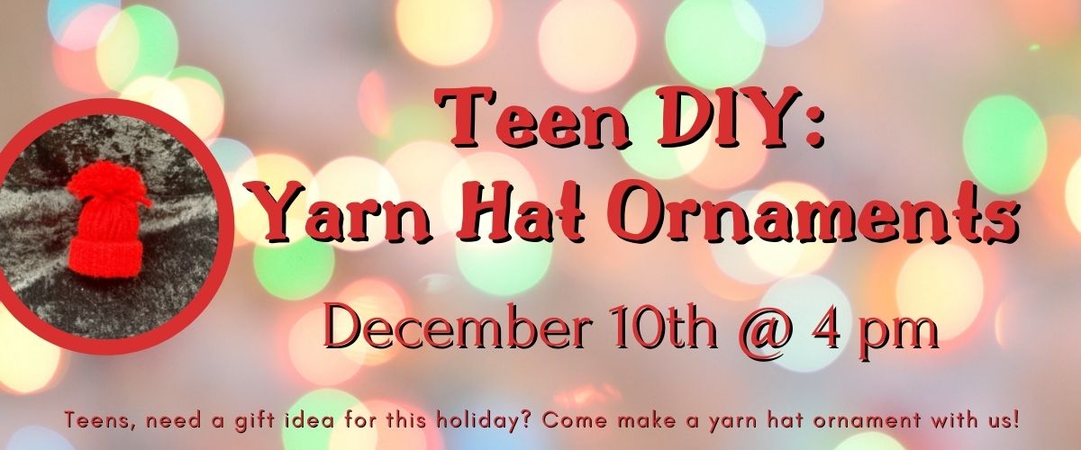 Teen DIY Yarn Hat Ornaments