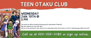 January 2022 Teen Otaku Club
