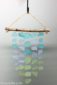 sea glass wind chimes