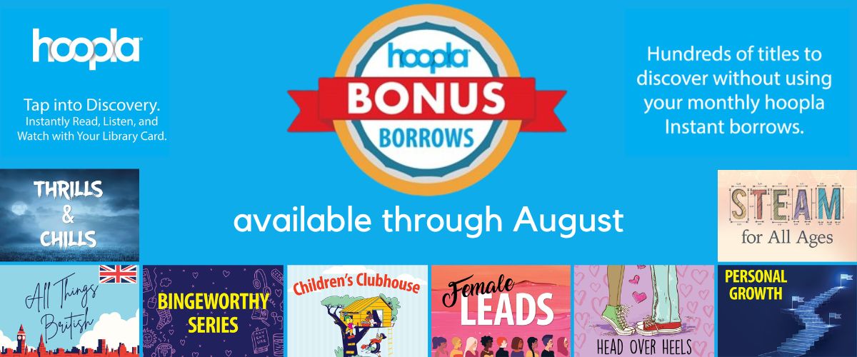 hoopla Bonus Borrows August 2022