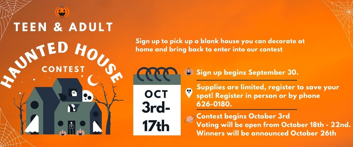 Teen &#038; Adult Haunted House Contest