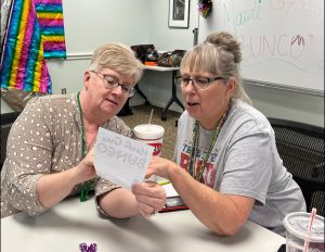 Our February 28th Mardi Gras themed Bunco party was a festive occasion filled with laughter and fun!