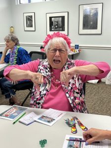 June 13th - The Luau Bunco Party was a blast! So much laughter, snacks, dice flying everywhere, friendship galore! Really fun time!