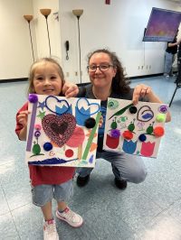 Our patrons proved that you can make something out of nothing - they took our random craft supplies and turned them into masterpieces at our Bad Art program on June 18th!!