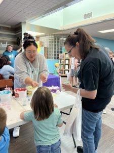We kicked off the “Color Our World” Summer Reading program bringing books, creativity, and community together to make this summer unforgettable! Thank you to Dan Dan the Magic Man for concluding the day with a swirl of color and magic!