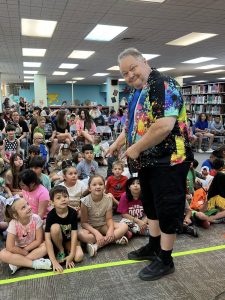 We kicked off the “Color Our World” Summer Reading program bringing books, creativity, and community together to make this summer unforgettable! Thank you to Dan Dan the Magic Man for concluding the day with a swirl of color and magic!
