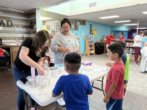 We kicked off the “Color Our World” Summer Reading program bringing books, creativity, and community together to make this summer unforgettable! Thank you to Dan Dan the Magic Man for concluding the day with a swirl of color and magic!
