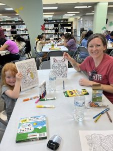 June 5th - Coloring, snacks, and soothing music combined for a relaxing and enjoyable time for everyone at our Cozy Coloring program!