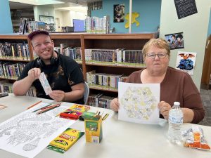 June 5th - Coloring, snacks, and soothing music combined for a relaxing and enjoyable time for everyone at our Cozy Coloring program!