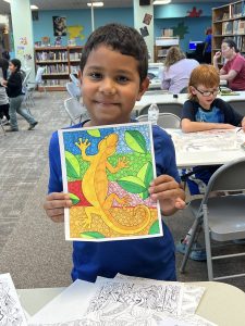 June 5th - Coloring, snacks, and soothing music combined for a relaxing and enjoyable time for everyone at our Cozy Coloring program!