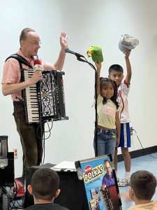 On June 12th, we had a great time with Wisconsin Schneider (Polka Mike!) telling jokes, playing pranks, and doing the chicken dance! We love you, Mike!