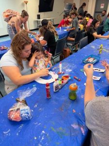 On June 10th, Jennifer Hanson with Smoky Hills PBS brought the fun to the library with her craft and story time!