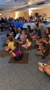 On June 10th, Jennifer Hanson with Smoky Hills PBS brought the fun to the library with her craft and story time!