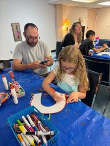 On June 10th, Jennifer Hanson with Smoky Hills PBS brought the fun to the library with her craft and story time!