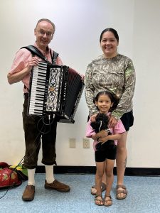 On June 12th, we had a great time with Wisconsin Schneider (Polka Mike!) telling jokes, playing pranks, and doing the chicken dance! We love you, Mike!