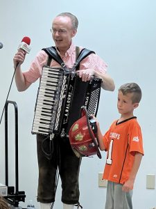 On June 12th, we had a great time with Wisconsin Schneider (Polka Mike!) telling jokes, playing pranks, and doing the chicken dance! We love you, Mike!