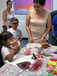 Our patrons proved that you can make something out of nothing - they took our random craft supplies and turned them into masterpieces at our Bad Art program on June 18th!!