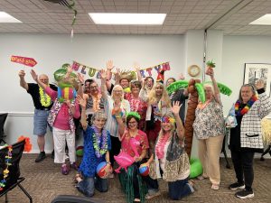 June 13th - The Luau Bunco Party was a blast! So much laughter, snacks, dice flying everywhere, friendship galore! Really fun time!
