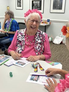 June 13th - The Luau Bunco Party was a blast! So much laughter, snacks, dice flying everywhere, friendship galore! Really fun time!