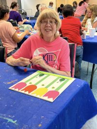 Our patrons proved that you can make something out of nothing - they took our random craft supplies and turned them into masterpieces at our Bad Art program on June 18th!!