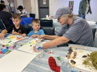Our patrons proved that you can make something out of nothing - they took our random craft supplies and turned them into masterpieces at our Bad Art program on June 18th!!
