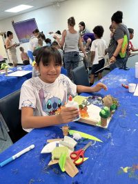 Our patrons proved that you can make something out of nothing - they took our random craft supplies and turned them into masterpieces at our Bad Art program on June 18th!!
