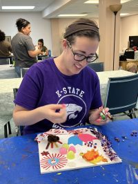 Our patrons proved that you can make something out of nothing - they took our random craft supplies and turned them into masterpieces at our Bad Art program on June 18th!!