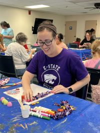 Our patrons proved that you can make something out of nothing - they took our random craft supplies and turned them into masterpieces at our Bad Art program on June 18th!!