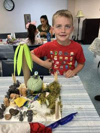 Our patrons proved that you can make something out of nothing - they took our random craft supplies and turned them into masterpieces at our Bad Art program on June 18th!!