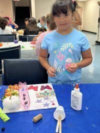Our patrons proved that you can make something out of nothing - they took our random craft supplies and turned them into masterpieces at our Bad Art program on June 18th!!
