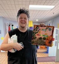 Our patrons proved that you can make something out of nothing - they took our random craft supplies and turned them into masterpieces at our Bad Art program on June 18th!!