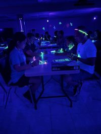 On Thursday, June 25th, we all had a lot of fun with Blacklight Bingo.