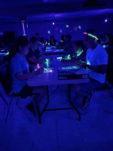 On Thursday, June 25th, we all had a lot of fun with Blacklight Bingo.