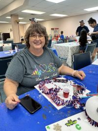 Our patrons proved that you can make something out of nothing - they took our random craft supplies and turned them into masterpieces at our Bad Art program on June 18th!!
