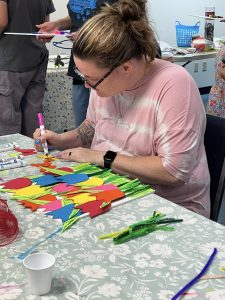 Our patrons proved that you can make something out of nothing - they took our random craft supplies and turned them into masterpieces at our Bad Art program on June 18th!!