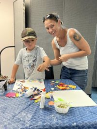 Our patrons proved that you can make something out of nothing - they took our random craft supplies and turned them into masterpieces at our Bad Art program on June 18th!!