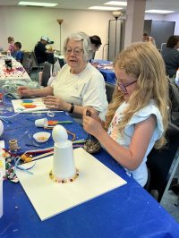 Our patrons proved that you can make something out of nothing - they took our random craft supplies and turned them into masterpieces at our Bad Art program on June 18th!!