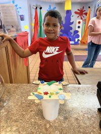 Our patrons proved that you can make something out of nothing - they took our random craft supplies and turned them into masterpieces at our Bad Art program on June 18th!!